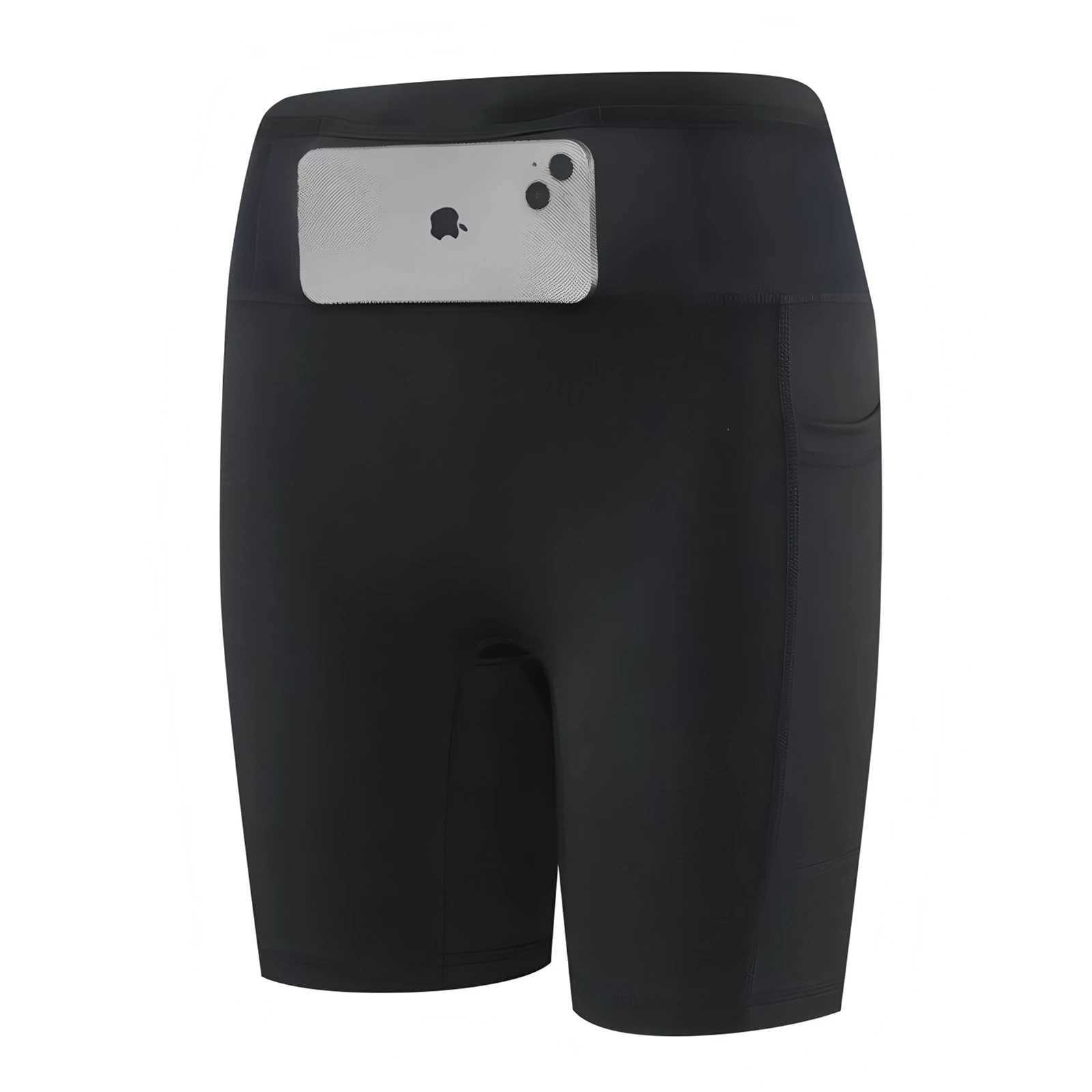 Mens Marathon Running Shorts with Waist Pack Compression Guys Tights Yoga Fitness Outdoor Sport Short Pants Legging Quick DryingM260518 - view 4