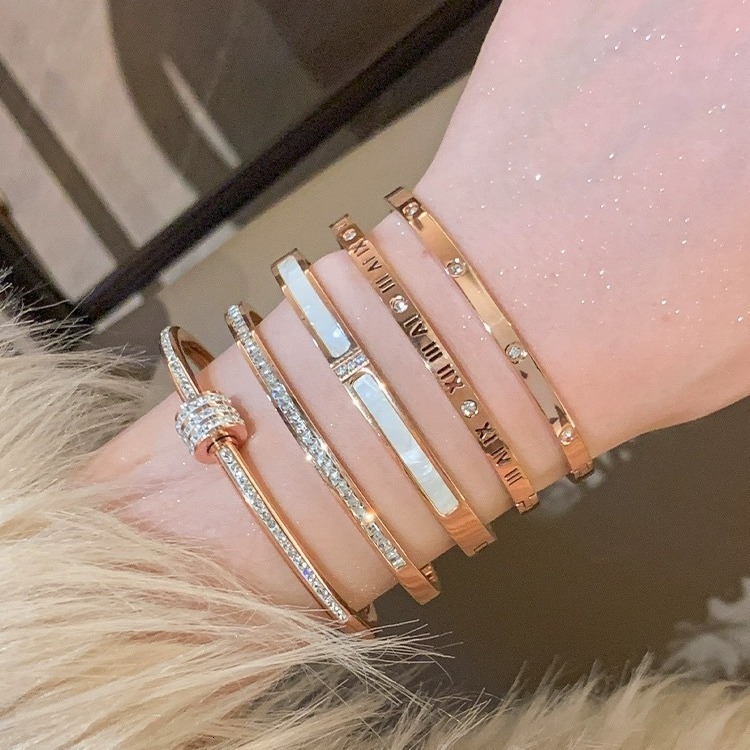 Designer Bracelet 2026 New Fashion Accessories High Quality Bracelet New Zircon Bracelet Light Elegant Niche Design Wholesale