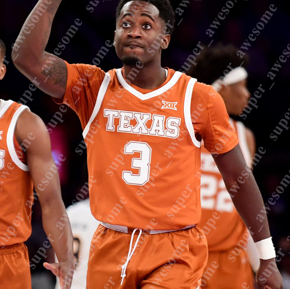 Texas Longhorns Basketball Jersey Max Abmas Dylan Disu Tyrese Hunter Dillon Mitchell Kadin Shedrick Chendall Weaver Ithiel Horton Brock Cunningham Dur