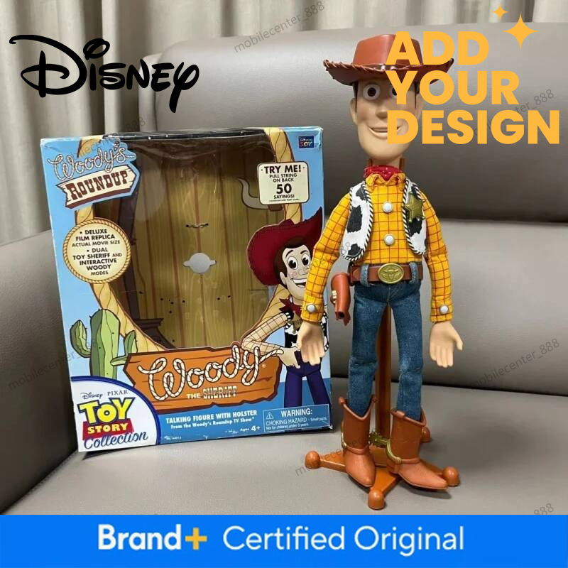 Disney Designer Hot In Stock Toy Story Buzz Lightyear Action Figures Woody Rex Jessie Trendy Vocal Figurine Model Dolls Cartoon Funny Toys Gift Luxury - view 4