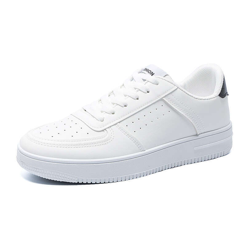 Spring Men's Breathable for Students Versatile White Sneakers Thick Sole Sports Casual Board Trendy Shoes