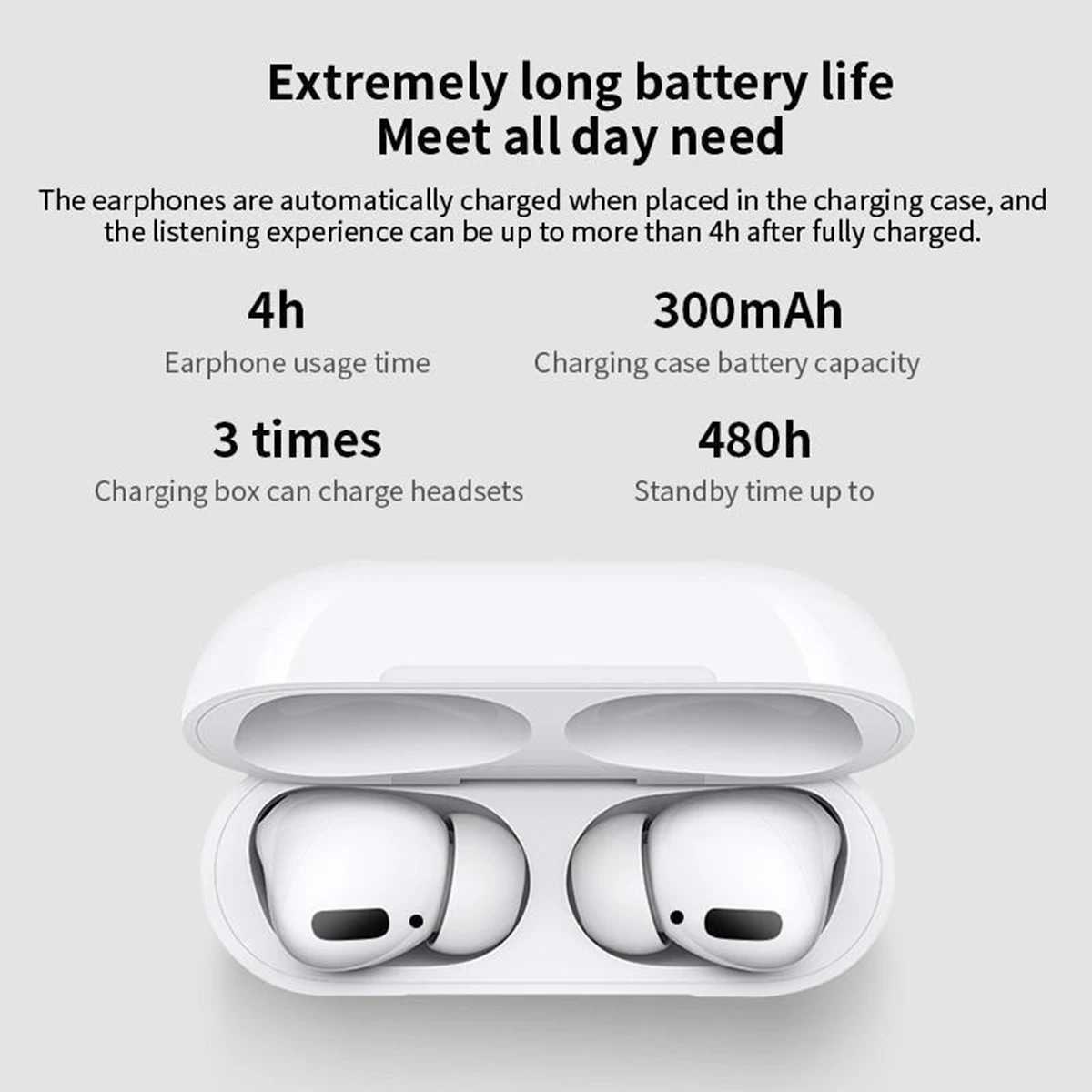 53 Wireless Earphones 3D Stereo TWS In Ear EarBuds HiFi Music for AirPods Pro Portable Wireless Audio Headphones Z260518