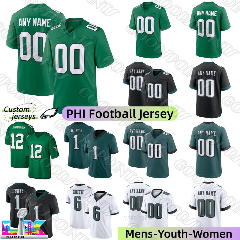 Philadelphiacity eagleses jersey eaglesjersey Jalen Hurts Barkley Bigsby Baun Johnson Smith Brown Carter Jurgens Elliott Blankenship Mitchell Football