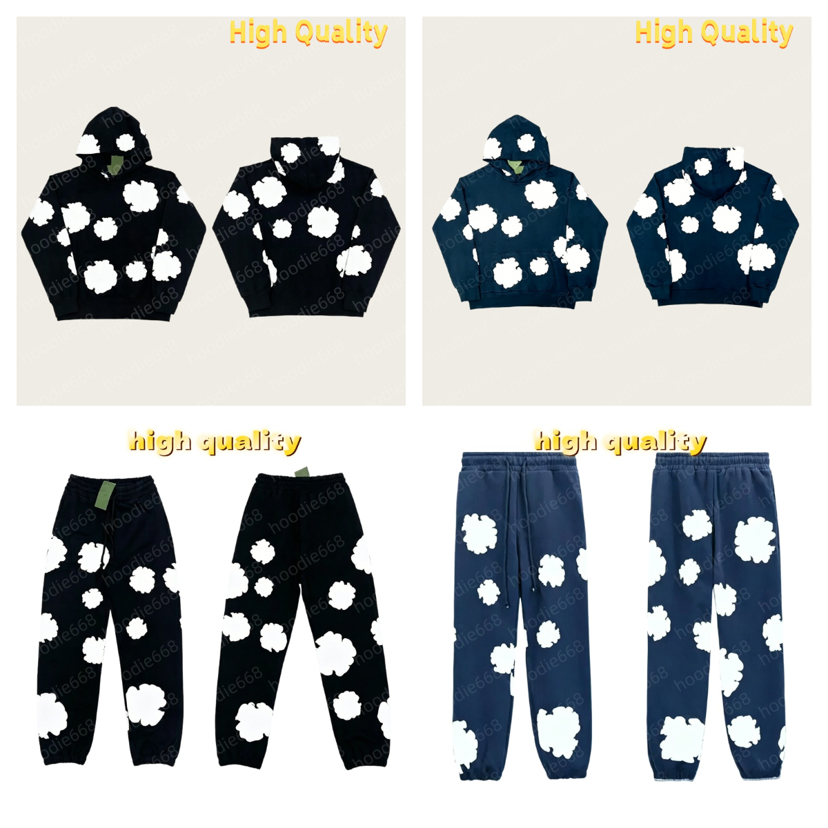 Hoodie men hoodies tracksuit designer hoodie men hoodie clothes set pullover cotton o-neck regular high sweatshirt sweats womens tracksuit pullovers men clothing