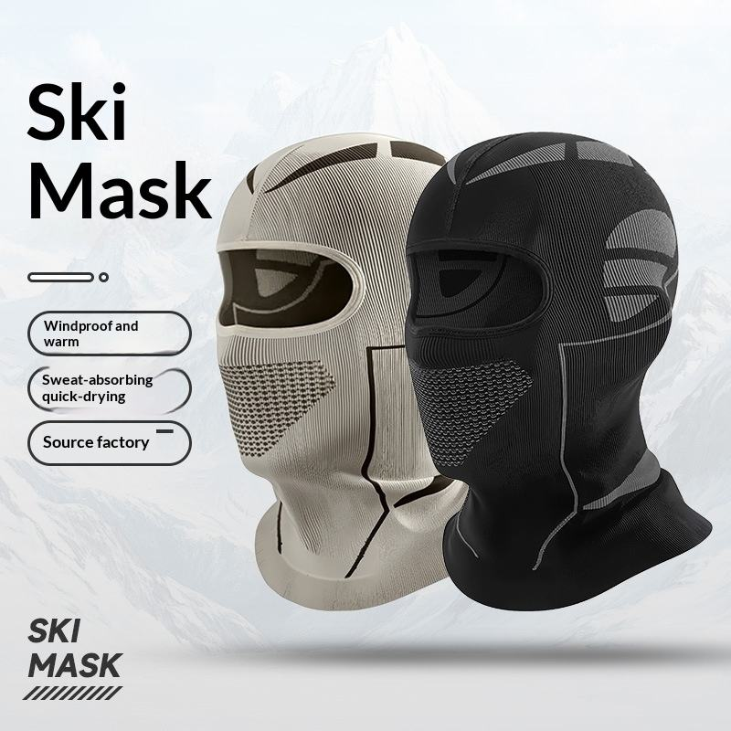 High-quality riding windproof ski mask cold-proof warm head skiing unisex balaclava balaclava motorcycle riding mask breathable material