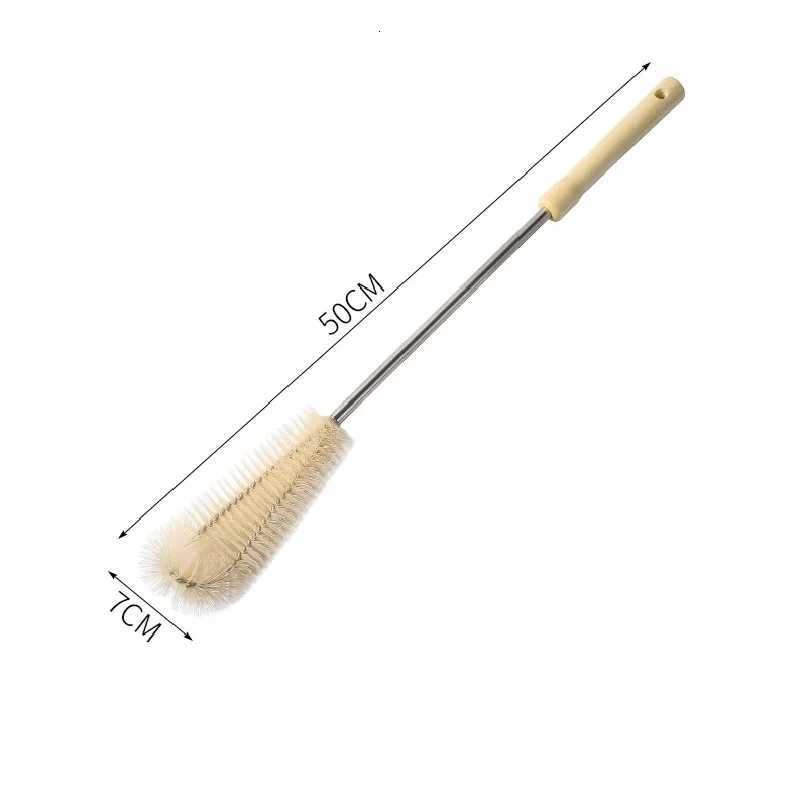 Cup brush cleaning long handle Wooden handle nylon bristles small brush cup cleaning bottle brush L260516
