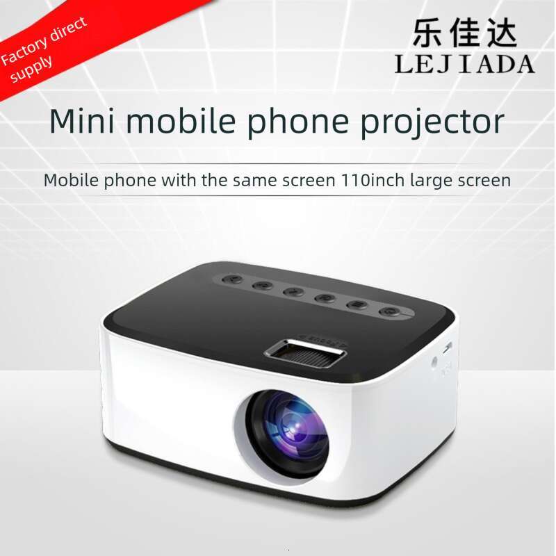 New T20 Mini Projector, 1080P Full HD, WiFi Wireless Phone Screen Mirroring, Portable LED Home Theater Projector for Bedroom Wall Projection