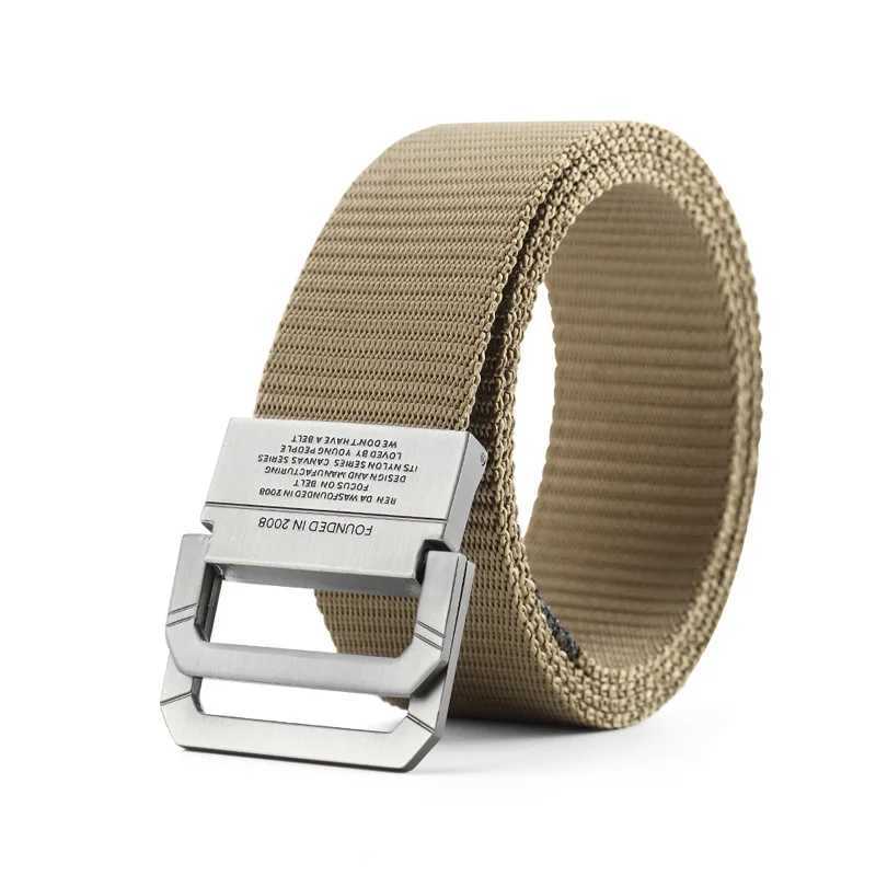 Men Belts Automatic Buckle Metal Webbing Belts for Men Canvas Nylon High Quality Strap Casual Sports Students HB009 Z260519