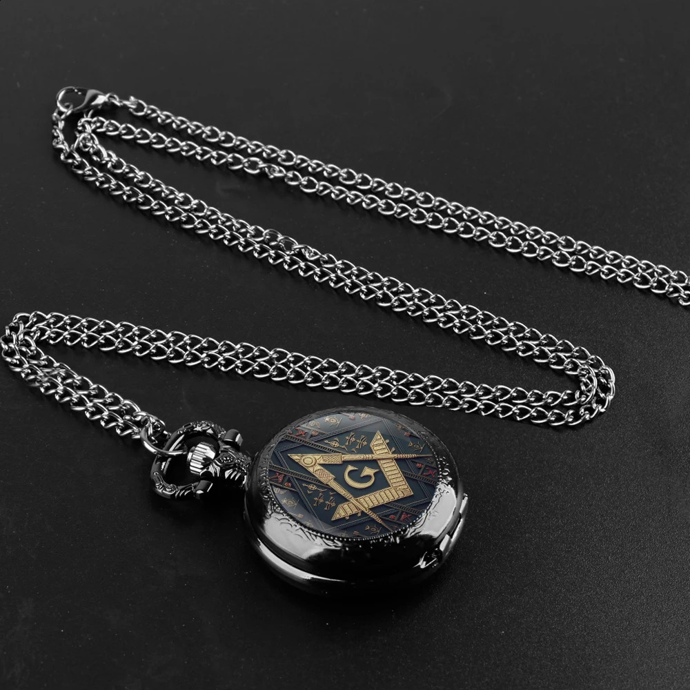 Vintage Theme Unique Gifts Vintage Arabic Numerals Quartz Pocket Watch Necklace Pendant Clock Chain Men Gifts for Boys 260519