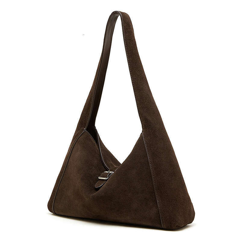 New Retro High End Matte Texture Genuine Leather Underarm Bag Women Large Capacity Casual Shoulder Tote Handbag SENYY