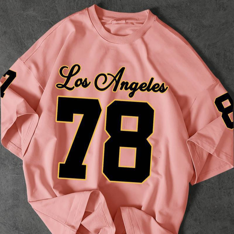 Luxury Designer T Shirt Y2K Personalized Print Harajuku European American Retro Trendy Casual Daily Men Summer Short Sleeve Tops