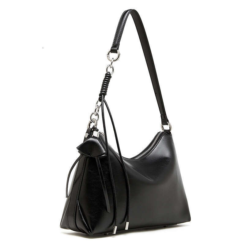 New Genuine Leather Women Single Shoulder Underarm Bag High End Pillow Style Large Capacity Casual Commute Crossbody Handbag SENYY