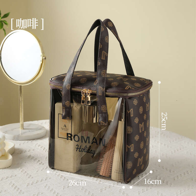 Summer Hot Fashion Toiletry Light Luxury High-end Waterproof Unisex Portable Bag Outdoor Camping Storage