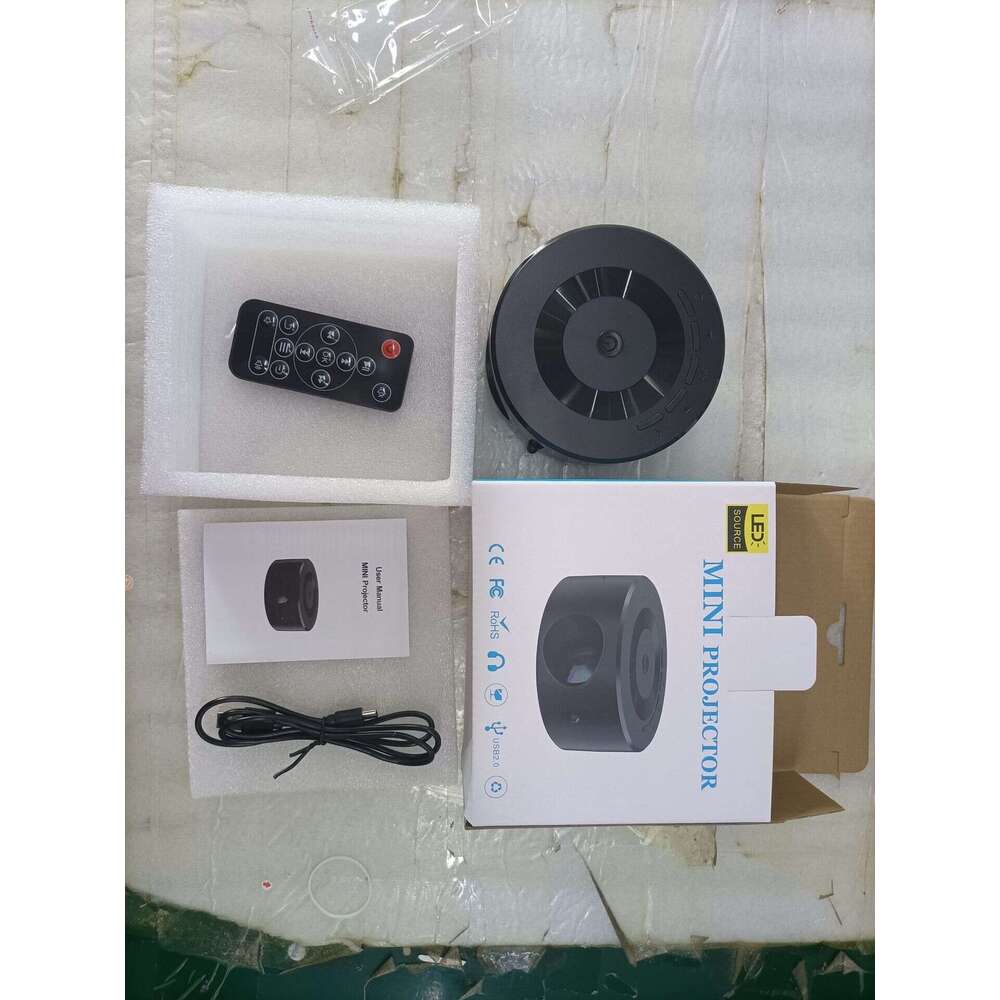 Cross Border Mini Projector Portable Home Projector Wireless Phone Screen Cast Cartoon Projector For Kids