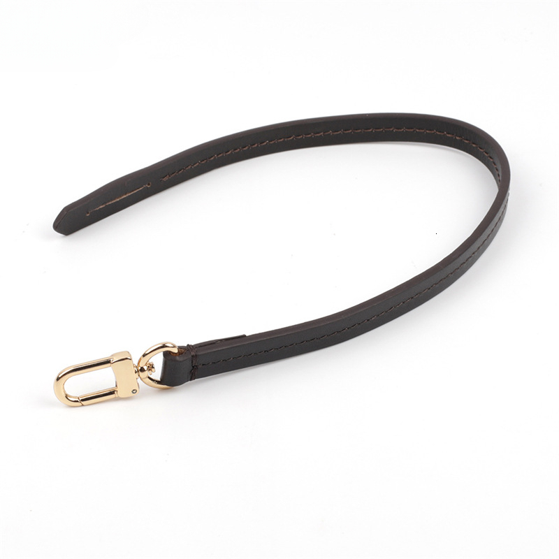 Leather Shoulder Strap Replacement For Pochette Accessoires Bag With Gold Hardware