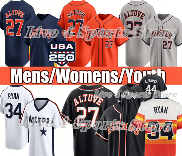 Houstons Yordan Alvarez AstROS Baseball Jersey Jose Altuve Christian Walker Cam Smith Carlos Correa Isaac Paredes Yainer Diaz Jeremy Pena Christian Vazquez Hader