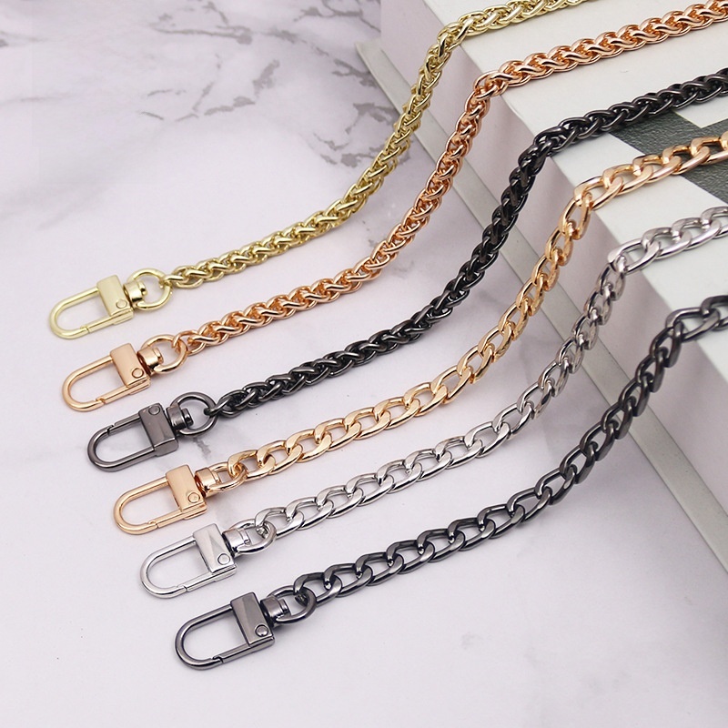 Designer Factory wholesale accessories, crossbody lantern bag metal shoulder straps, straight chain