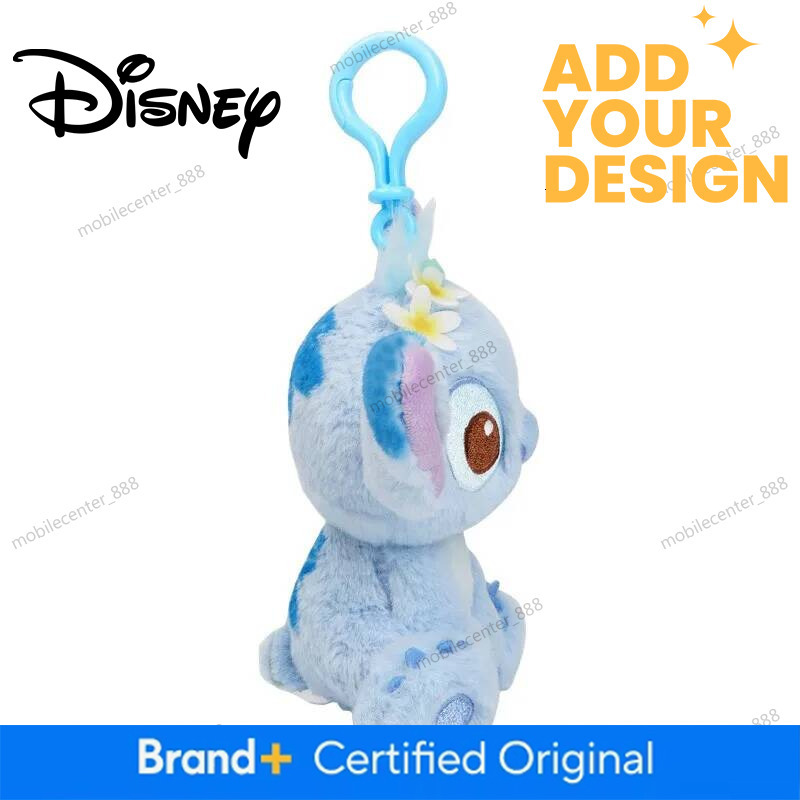 Disney Designer Disney Stitch Doll Keyring Cartoon & Cute Backpack Pendant Anime Keychain Children's Toy Graduation Gift Soft And Comfortable Lux