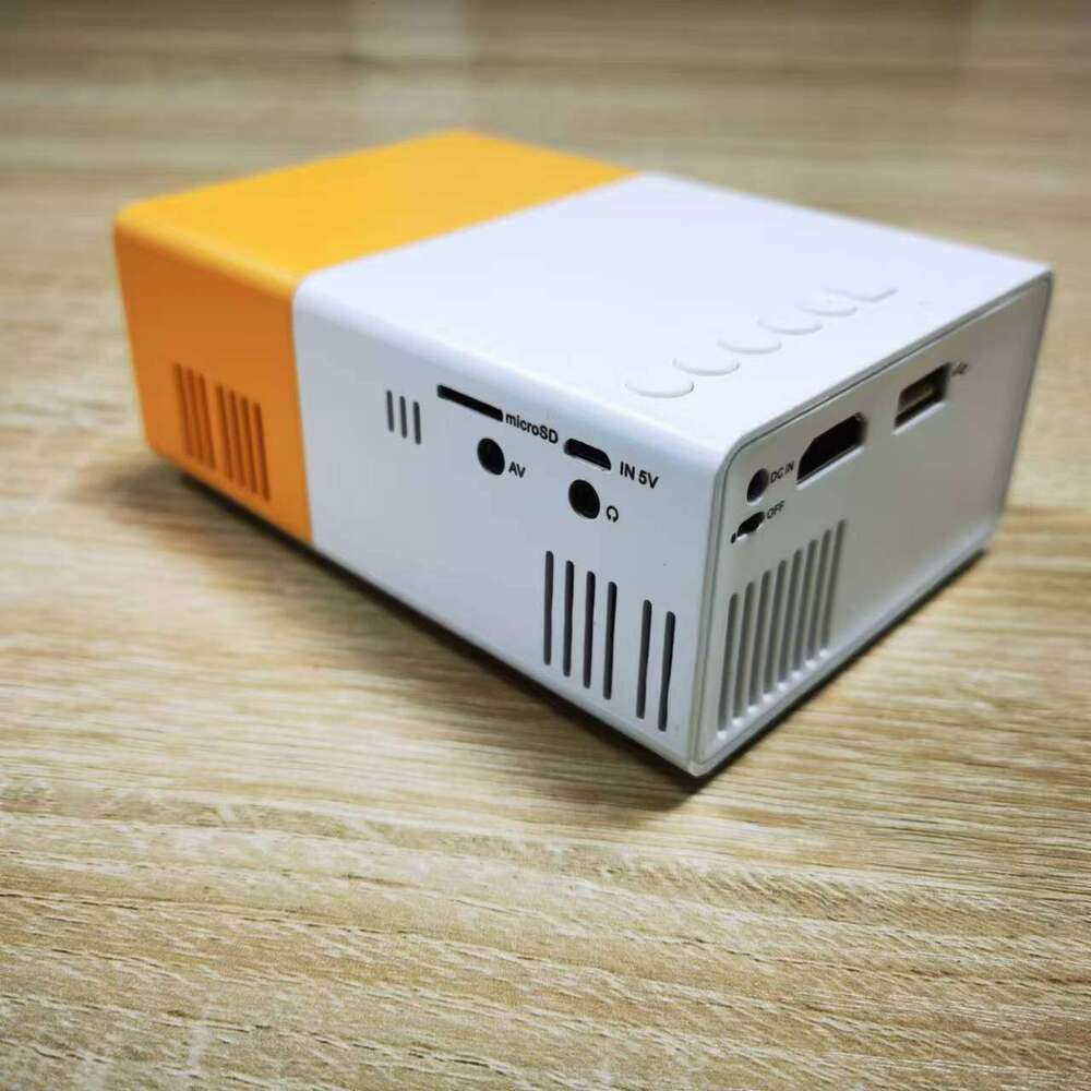New YG300 Mini Projector Support 4K HD Portable Home Projector Phone Screen Cast For Kids Bedroom
