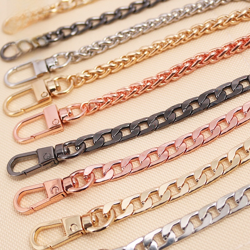 Designer Factory wholesale accessories, crossbody lantern bag metal shoulder straps, straight chain