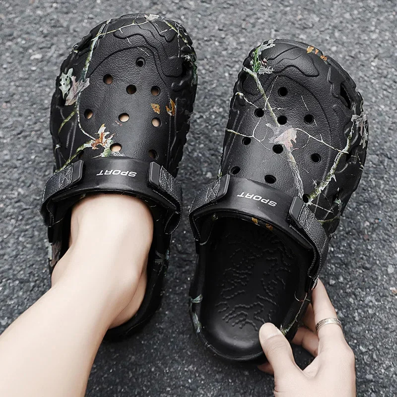 Flat Sandals Men Shoes Slippers Men Garden Platform Sandals Man Summer Sandals Male Sneakers Outdoor Flip Flops Home Clogs 260625 - view 6