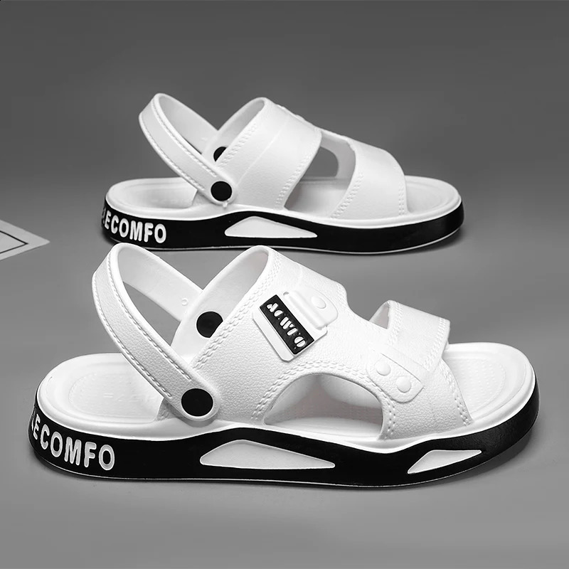 Mens Slippers Summer Sandals EVA Light Adult Thick-soled Beach Shoes Non-slip Open-toe Sandals for Outdoor 260625 - view 4