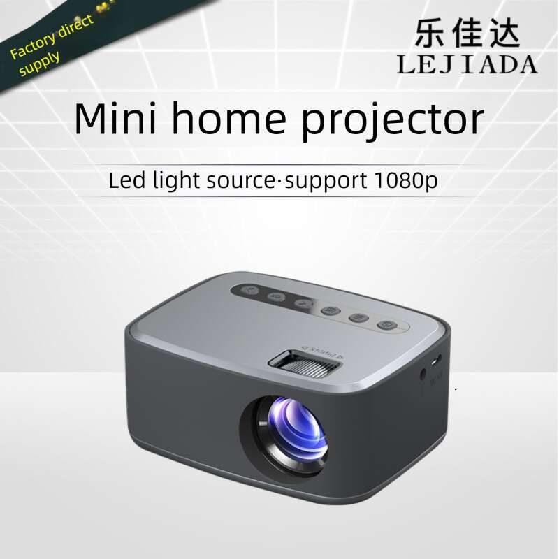 In Stock T20 Projector, 1080P Full HD, WiFi Smart Mini Portable Projector, Home Bedroom Wall Projection, Phone Screen Mirroring, Factory Wholesale
