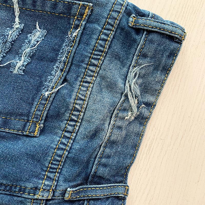 Star Print Sexy Fringe Designer Denim Pants Luxury Retro Basic Women's Casual Pants Trendy Outdoor High-waisted Painted Washed Distressed Denim S