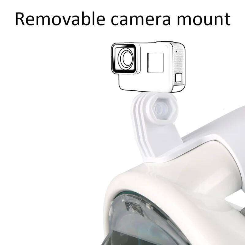Diving Full Face Scuba Anti Fog Goggles With Camera Mount Underwater Wide View Snorkel Swimming Mask For Adult Youth 26W0519