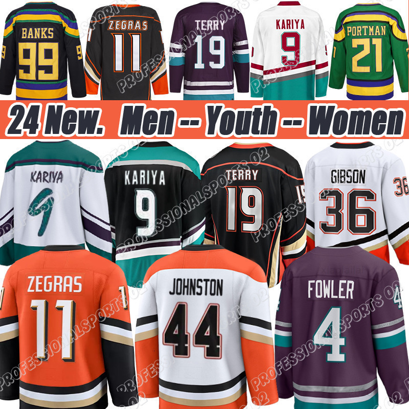 Paul Kariya mighty ducks jersey 11 Trevor Zegras jersey 23 Mason McTavish anaheim jersey Leo Carlsson Troy Terry Ryan Getzlaf Cam Fowler Charlie Conwa