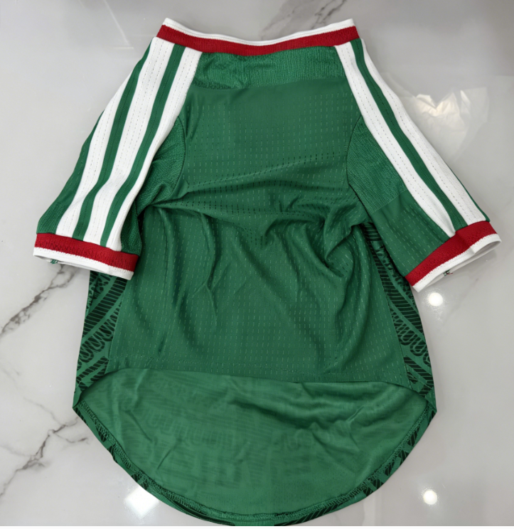 2026 world cup mexico dogs Football Jerseys, mesh breathable mexico pets away and home jerseys, sporty pet jersey, puppy T-shirt, summer pet cat socce