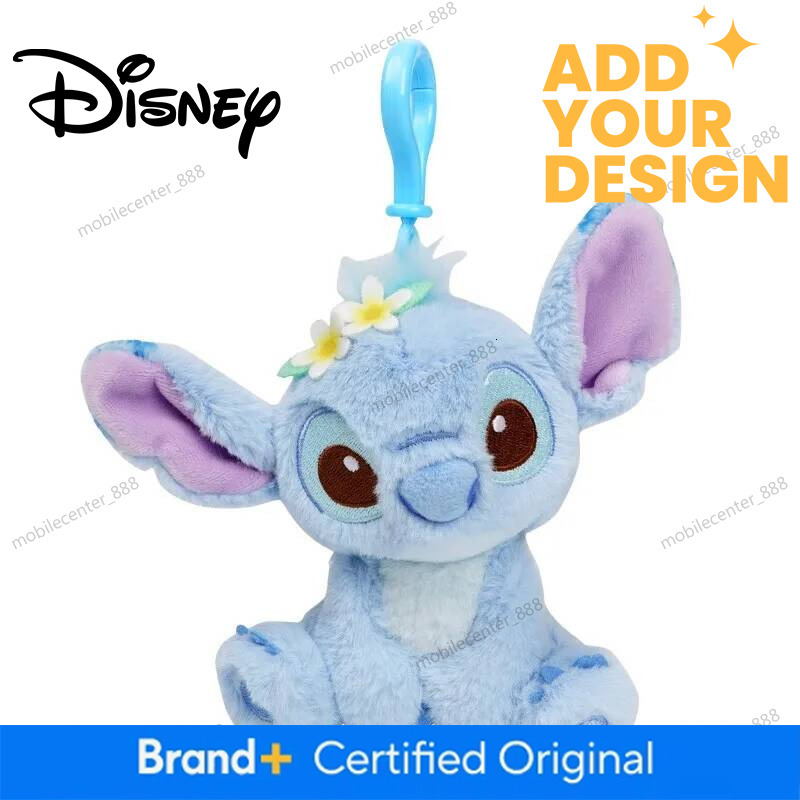Disney Designer Disney Stitch Doll Keyring Cartoon & Cute Backpack Pendant Anime Keychain Children's Toy Graduation Gift Soft And Comfortable Lux