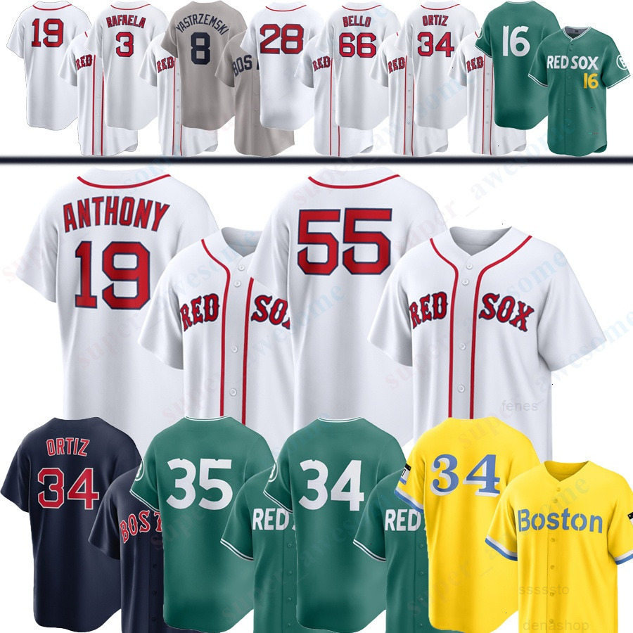BostonS Red Sox Baseball Jersey Roman Anthony Kristian Campbell Ranger Suarez Marcelo Mayer Triston Casas Ceddanne Rafaela Wilyer Abreu Garrett Croche