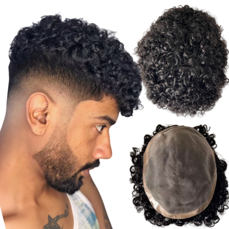 Sostituzione Di Capelli Umani Vergini Brasiliani N. 1B Colo…