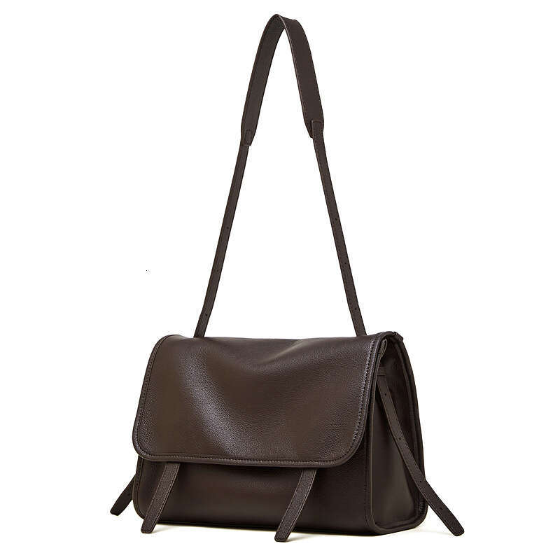 First Layer Calfskin Retro Backpack Casual Commute Genuine Leather Single Shoulder Crossbody Bag SENYY