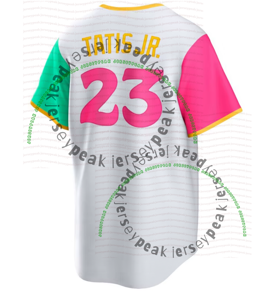 San Diego Tatis Jr. 2026 City Connect Baseball Jersey Darvish Musgrove Campusano Bogaerts Cronenworth Machado Merrill Cease Custom Baseball Jersey 44