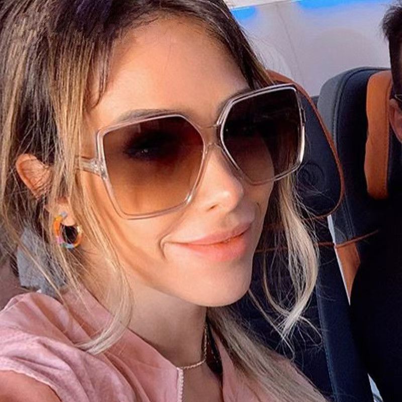 New Designer Classic Sunglasses With Generous Frames For Men's And Women's Fashion Glasses, Hip-hop Street Style Outdoor Sunscreen Glasses