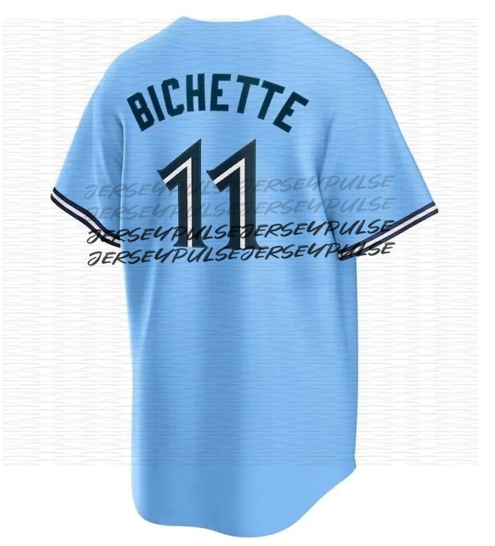 27 Vladimir Guerrero Jr Jersey 11 Bo Bichette Jersey George Springer Blue city Jays Kevin Gausman Chad Green Alejandro Kirk Davis Schneider Baseball J