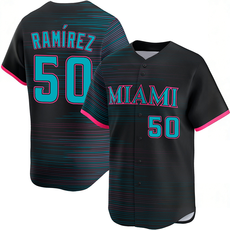 Miamis Marlins Jersey Eury Perez Sandy Alcantara Agustin Ramirez Fairbanks jersey Jakob Marsee Edwards Lopez Stowers Andre Dawson Florida Marlin Baseb