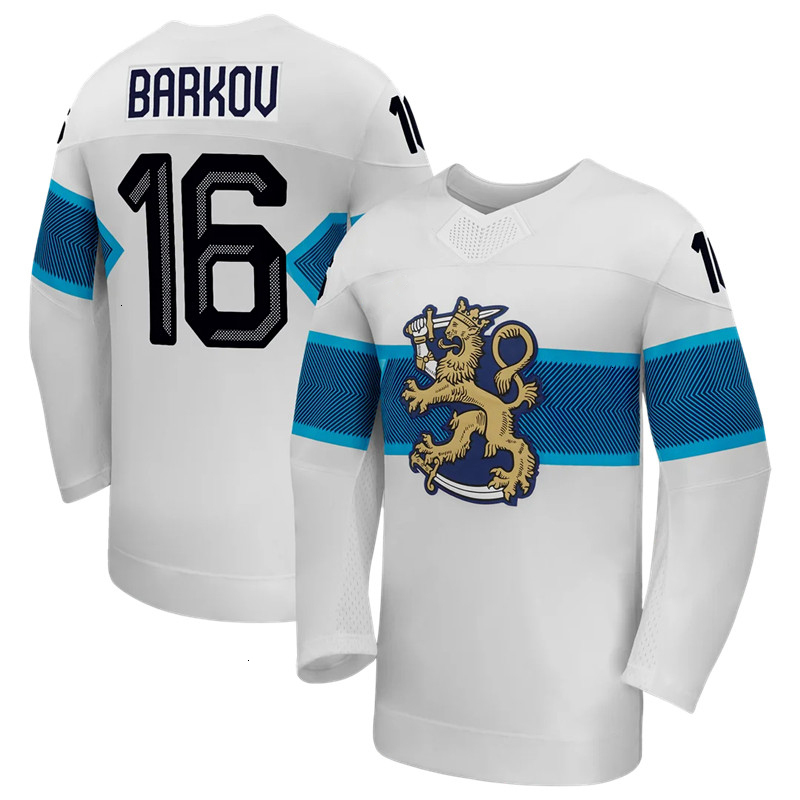 96 Mikko Rantanen team Finland hockey jersey 2026 olympices jersey 16 Aleksander Barkov Sebastian Aho Kaapo Kakko Ukko-Pekka Luukkonen Hintz Anton Lun