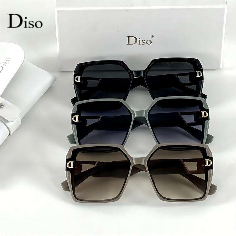Sunglasses New D-Brand Fashion Large-Frame Women, High-End 2024 European American Export Trend, Sun Protection And Shade Sunglasses For Wo
