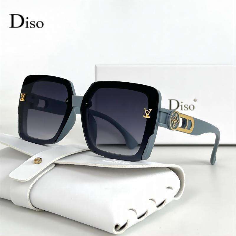 Luxury Brand Designer Sunglasses 2025 New Fashion L-Brand Sunglasses For Women, High-End Luxury Square Large Frame Sunglasses, European And American T