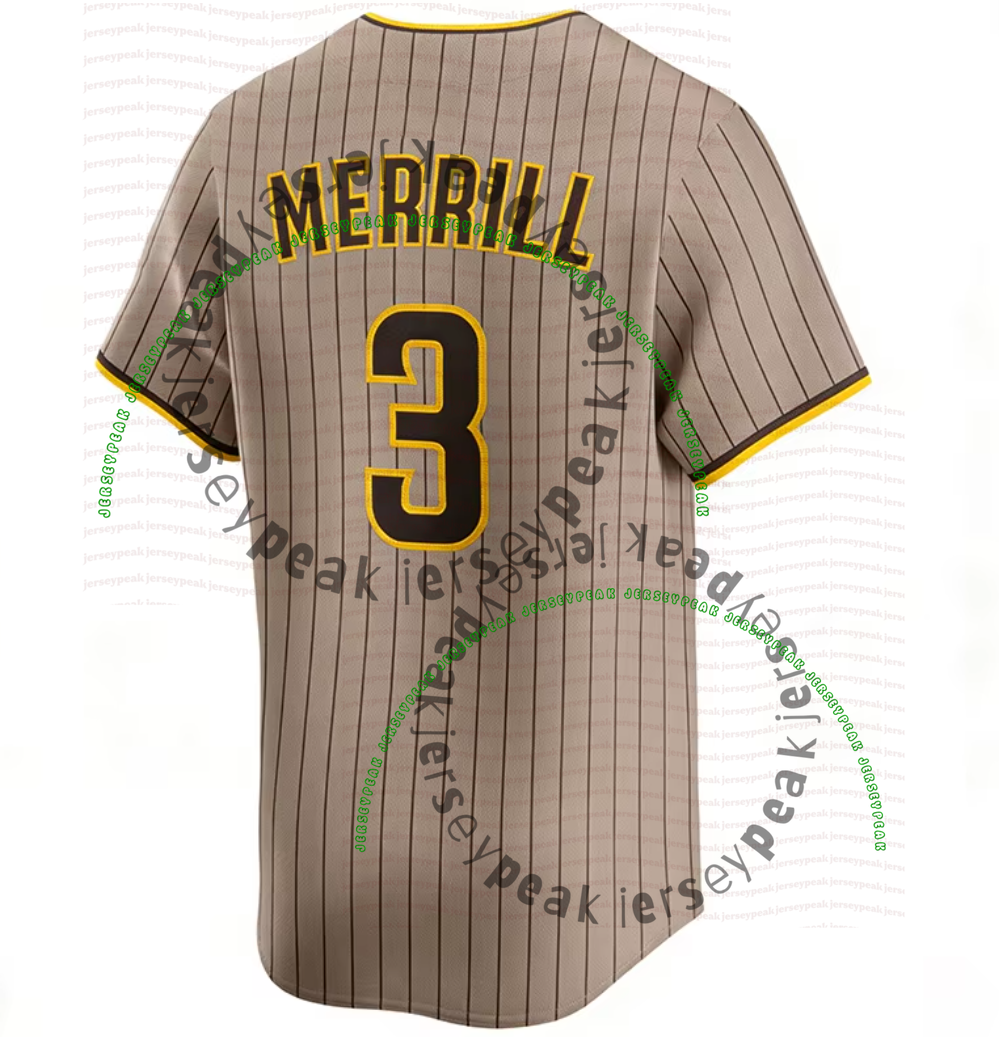 San Diego Tatis Jr. 2026 City Connect Baseball Jersey Darvish Musgrove Campusano Bogaerts Cronenworth Machado Merrill Cease Custom Baseball Jersey 44