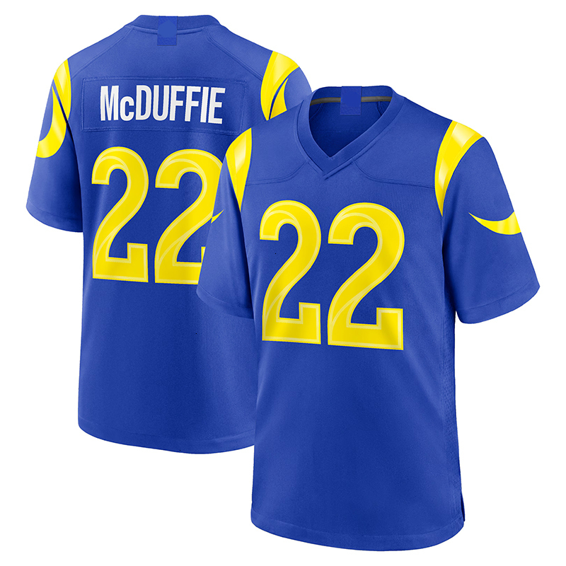La Los Angelescity RamsS Jersey Puka Nacua RamsJersey Matthew Stafford Kyren Williams Ty Simpson Adams Jared Verse Trent McDuffie Kam Curl ram 2026 Fo