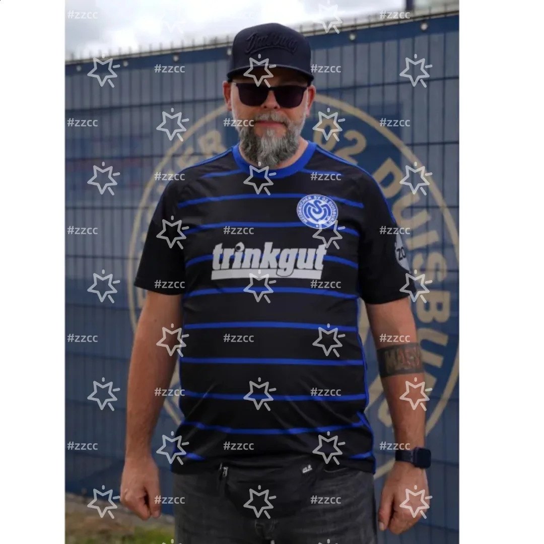 2026 MSV Duisburg Home football jerseys match training Kit Summer Sports Mens T-Shirt Kids Clothing Tee Surfing T-shirt 260519