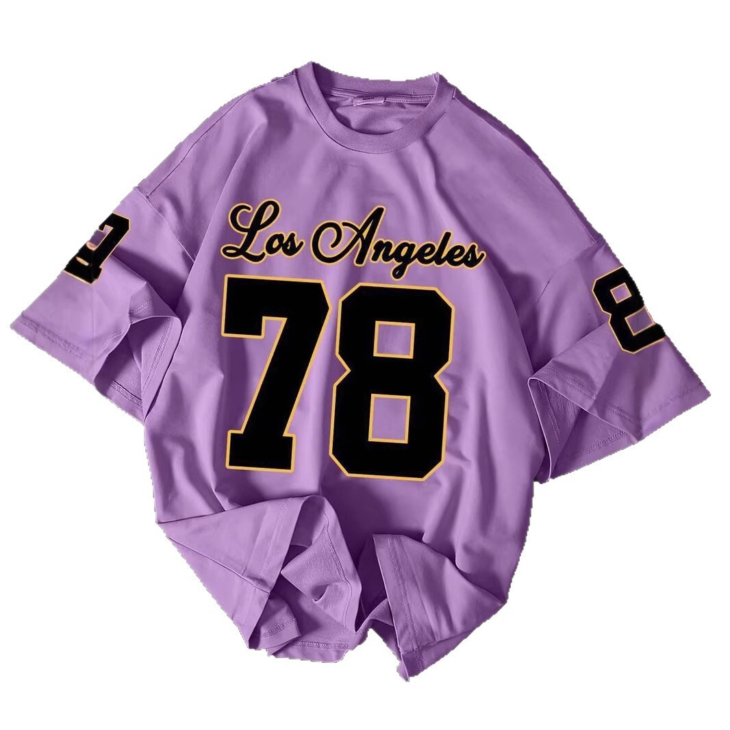 Luxury Designer T Shirt Y2K Personalized Print Harajuku European American Retro Trendy Casual Daily Men Summer Short Sleeve Tops