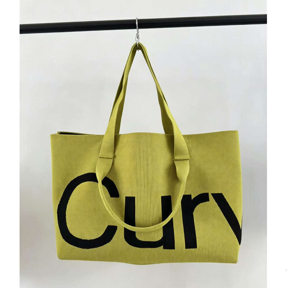 New Model Simple Large Capacity Shoulder-Back Casual Travel Handbag for Ladies - Ladies' Style Curved Letter Canvas Travel Bag