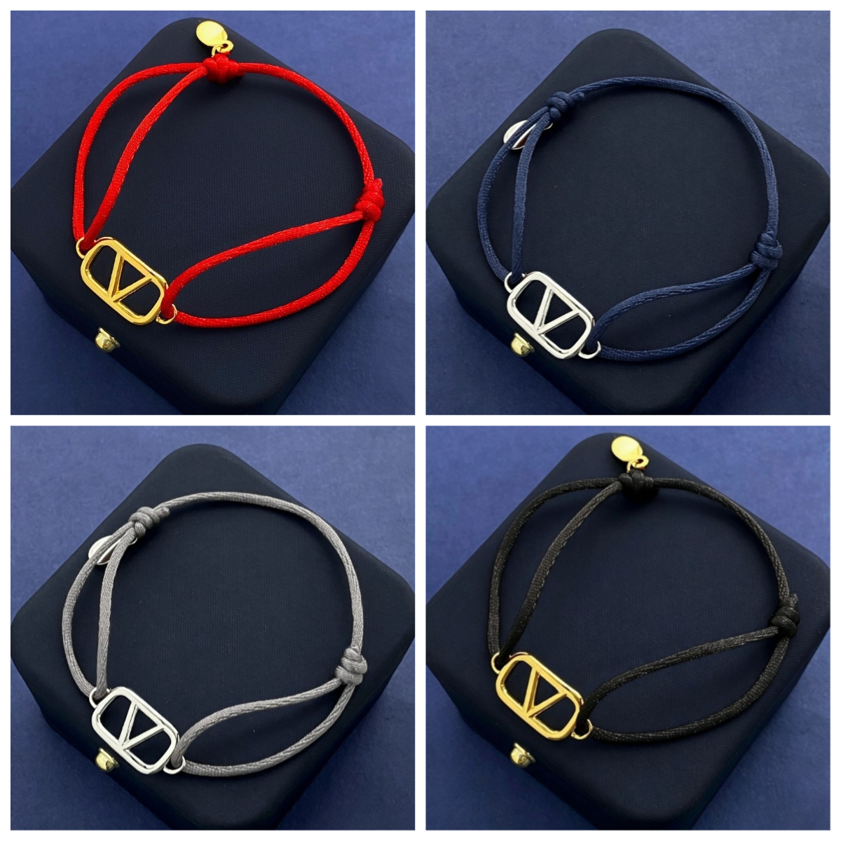 Classic Letter Bracelet Designer Charm Bracelet for Man Woman Braided Rope Bracelet Non-fade Adjustable Bracelet with Logo Couple Jewelry Gift