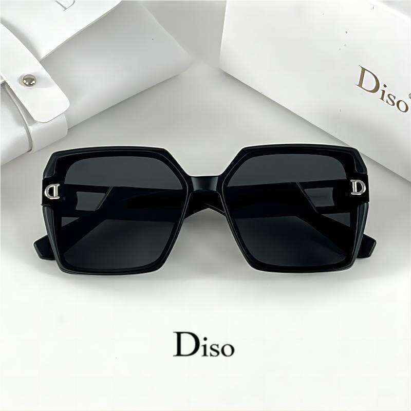 Sunglasses New D-Brand Fashion Large-Frame Women, High-End 2024 European American Export Trend, Sun Protection And Shade Sunglasses For Wo