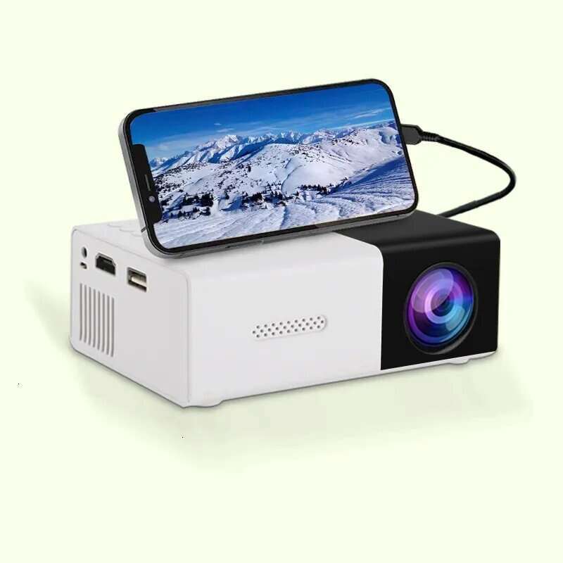 New YG300 Mini Projector Support 4K HD Portable Home Projector Phone Screen Cast For Kids Bedroom